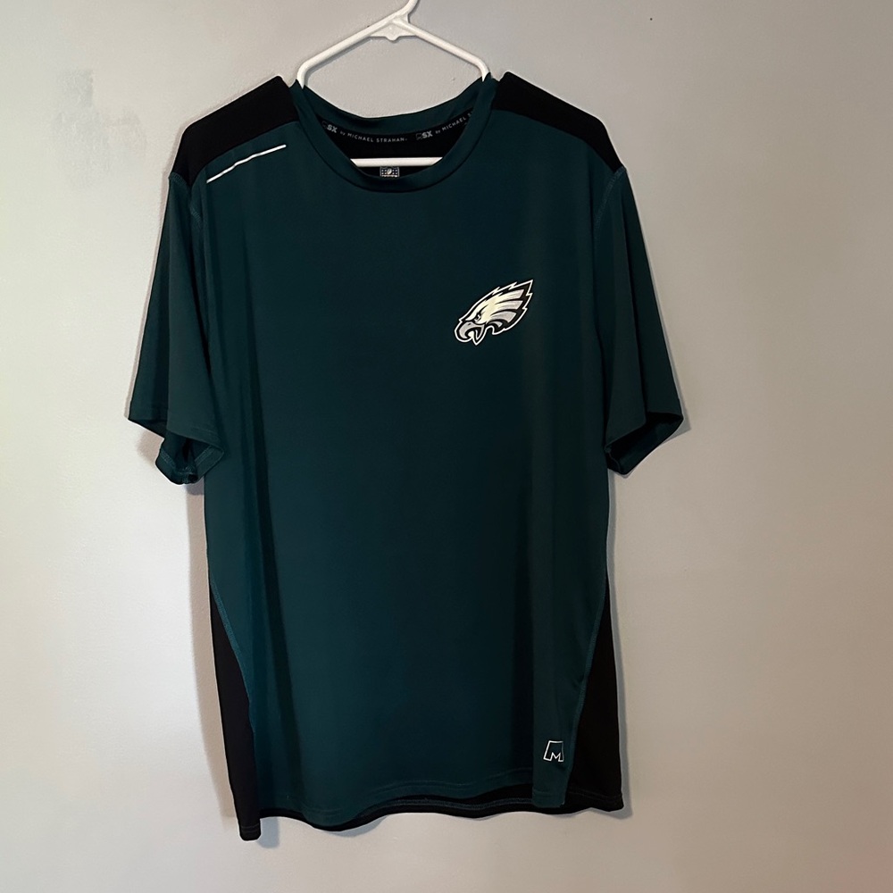 Men's Green and Black Eagles Jersey